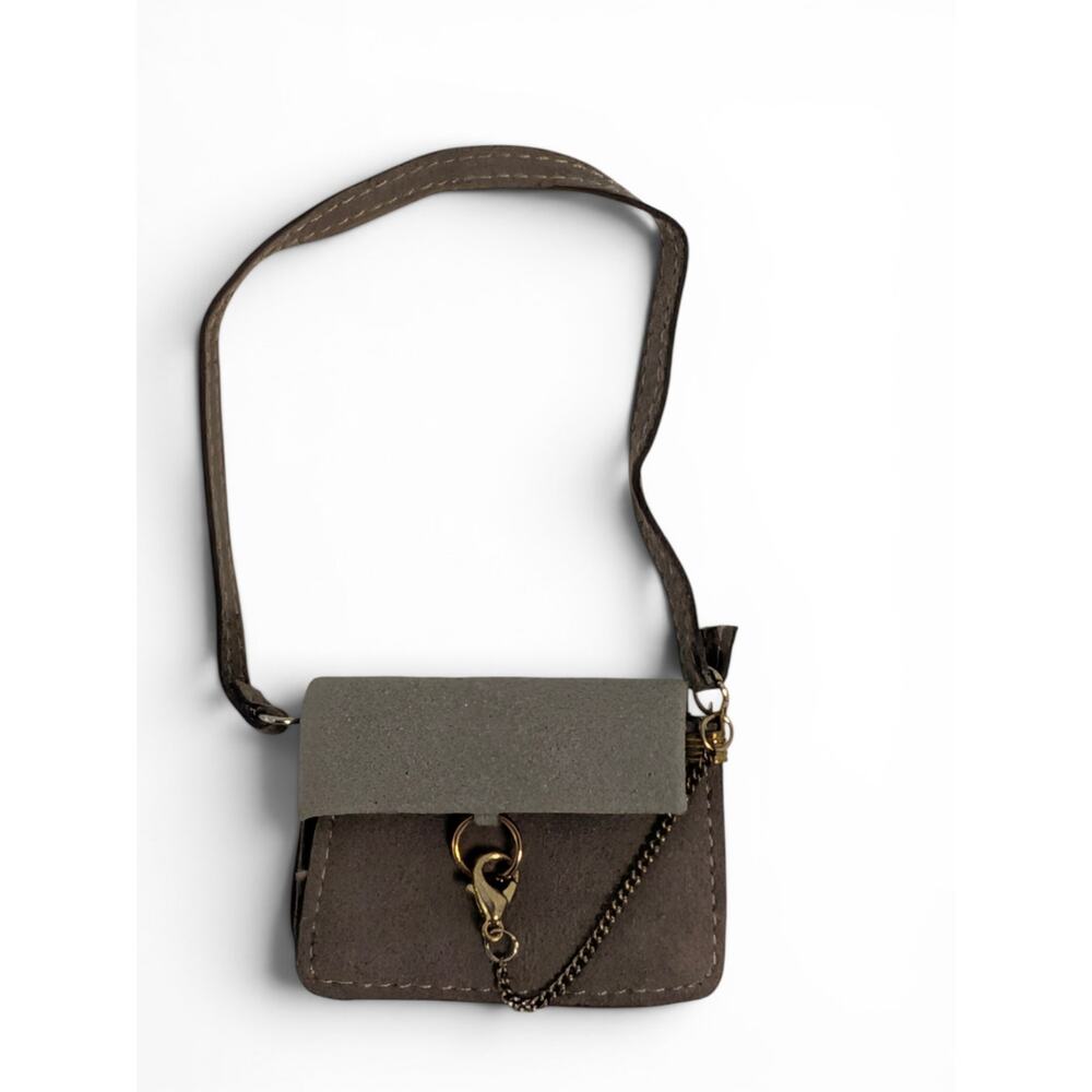 Pre-owned Integrity Zuri Okoty In This Skin Doll Micro Suede Handbag Only